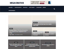 Tablet Screenshot of megacriativo.com